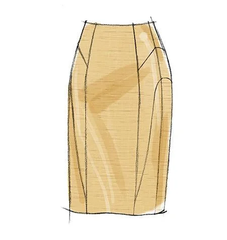 Vogue Pattern V8750 Misses' Skirt seamless skirt comfort