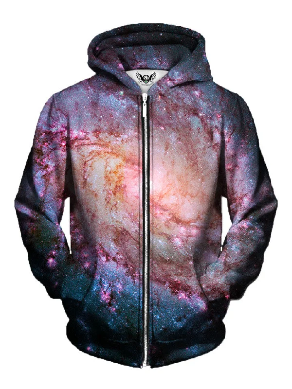 Twisted Skies Zip-Up Hoodie Hoodie Dress Longline Feminine