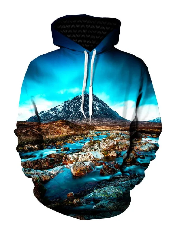 Escape Pullover Art Hoodie Hoodie with Button Placket Classic Preppy