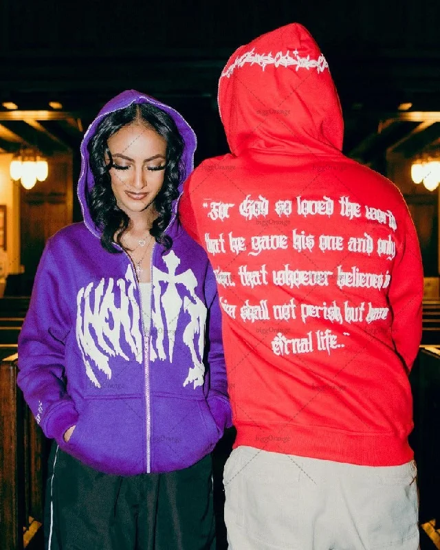 Advbridge Street Hip-hop Trendy Jacket Gothic Punk Letter Print Loose Sweatshirt Men Colorful Harajuku Retro Casual Zipper Hoodie Women Faux Fur Fabric Real Fur Fabric Shearling Fabric Advbridge Street Hip-hop Trendy Jacket Gothic Punk Letter Print Loose Sweatshirt Men Colorful Harajuku Retro Casual Zipper Hoodie Women Faux Fur Fabric Real Fur Fabric Shearling Fabric