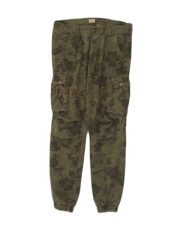 X-CAPE Womens Joggers Cargo Trousers W34 L31 Khaki Camouflage Cotton Trousers chic elegant X-CAPE Womens Joggers Cargo Trousers W34 L31 Khaki Camouflage Cotton Trousers chic elegant