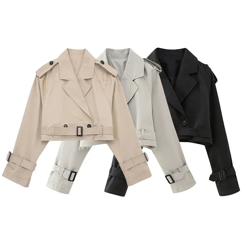 Advbridge Trench Jacket Women with Belt Cropped Trench Jacket Autumn 2024 New Vintage Long Sleeve Female Chic Lady Coat Outfits Plaid Jacket Tartan Jacket Houndstooth Jacket Advbridge Trench Jacket Women with Belt Cropped Trench Jacket Autumn 2024 New Vintage Long Sleeve Female Chic Lady Coat Outfits Plaid Jacket Tartan Jacket Houndstooth Jacket