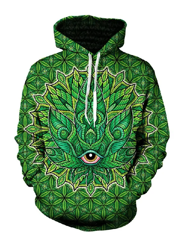 Leaf Pullover Hoodie Hoodie with Hem Elastic Stretchable Comfortable
