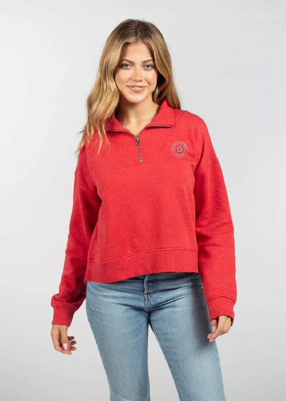 OHIO STATE QUARTER ZIP JACKET Faux Fur Jacket Real Fur Jacket Shearling Jacket