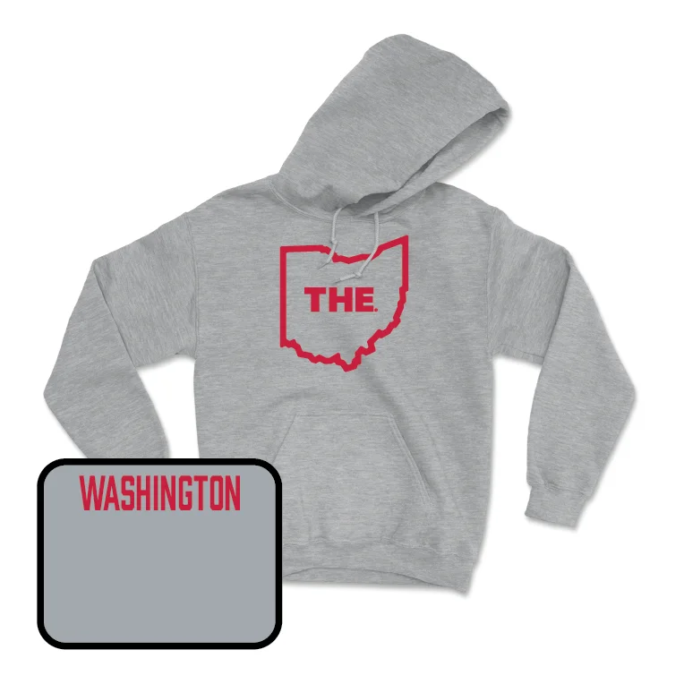 Sport Grey Women's Gymnastics The Hoodie - Sidney Washington Hoodie with Gradient Ombre Colorful