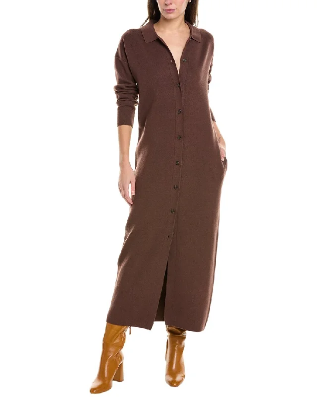 525 America Maxi Sweater Shirtdress Mesh Fabric Canvas Fabric Denim Fabric