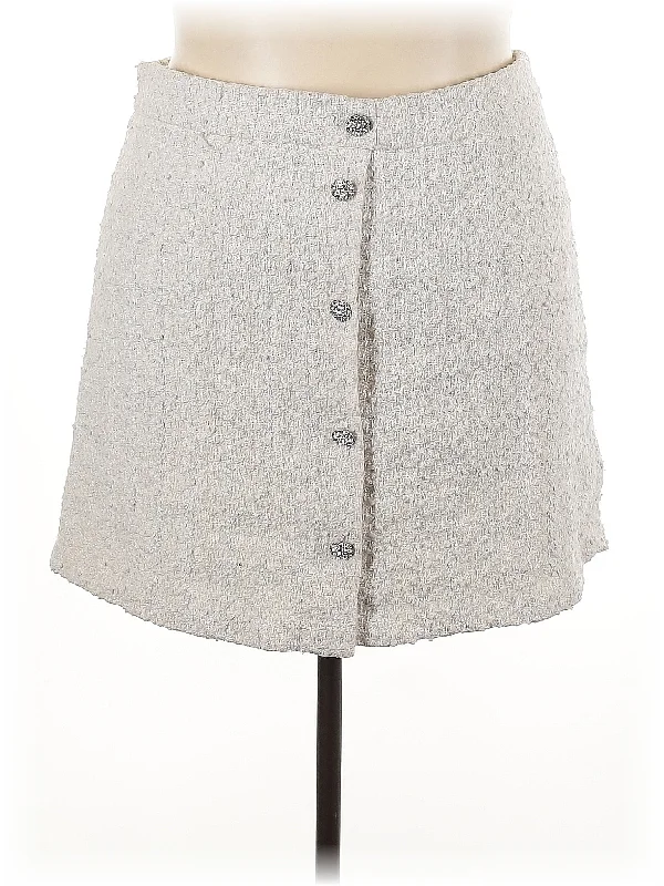 Casual Skirt elastic waist skirt