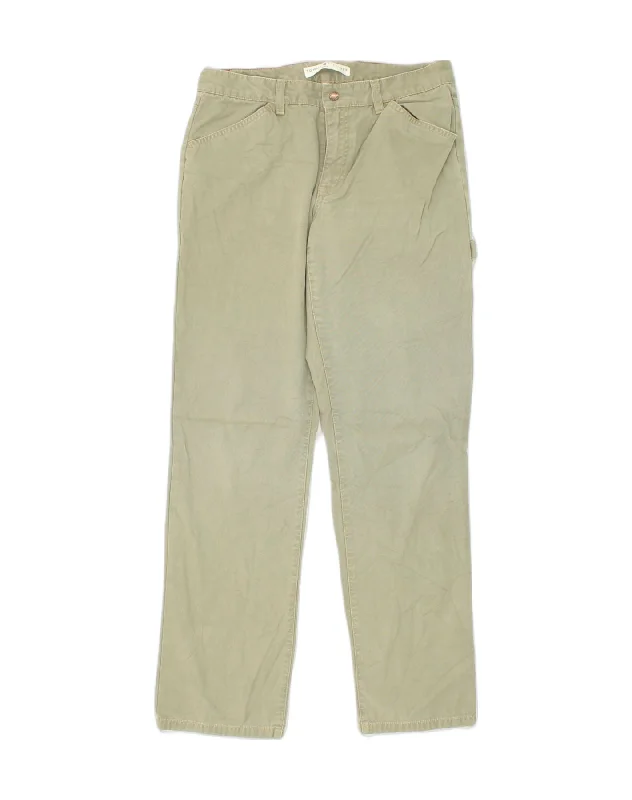 TOMMY HILFIGER Womens Slim Casual Trousers US 8 Medium W30 L31 Khaki High Waist Slim Fit Ankle Length TOMMY HILFIGER Womens Slim Casual Trousers US 8 Medium W30 L31 Khaki High Waist Slim Fit Ankle Length