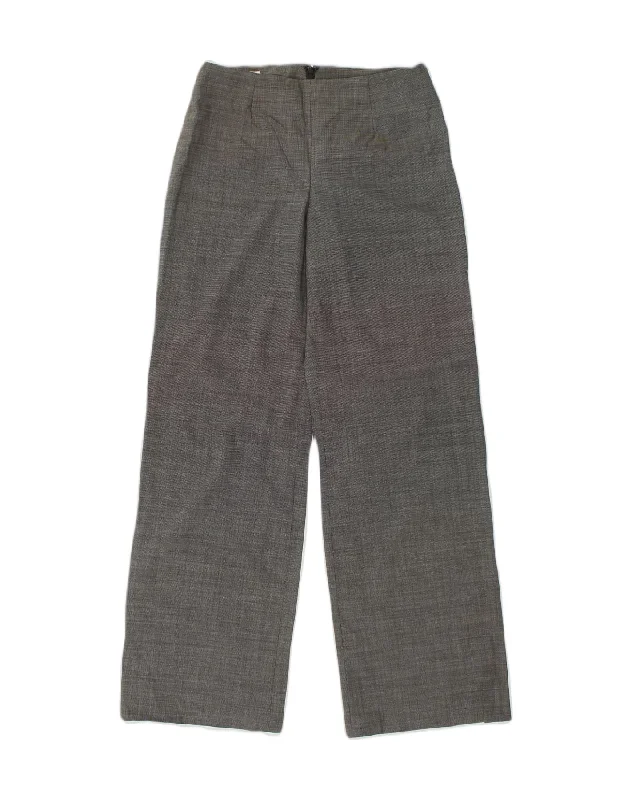 GAI MATTIOLO Womens Straight Casual Trousers UK 14 Medium W28 L31 Grey Trousers Yoga Stretchy GAI MATTIOLO Womens Straight Casual Trousers UK 14 Medium W28 L31 Grey Trousers Yoga Stretchy