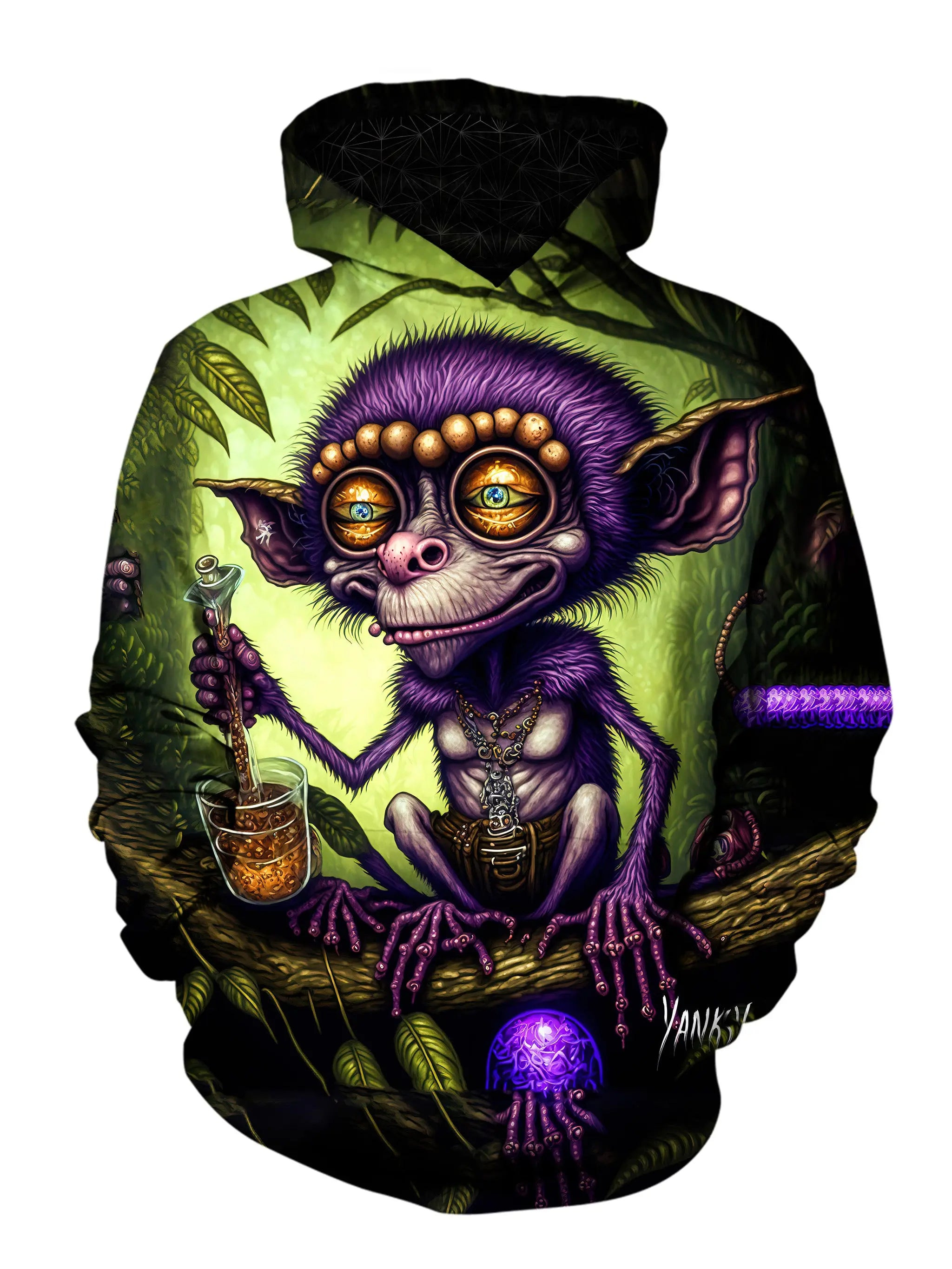 Exclusive Delight Unisex Pullover Hoodie Hoodie with Sequins Glamorous Eye-catching