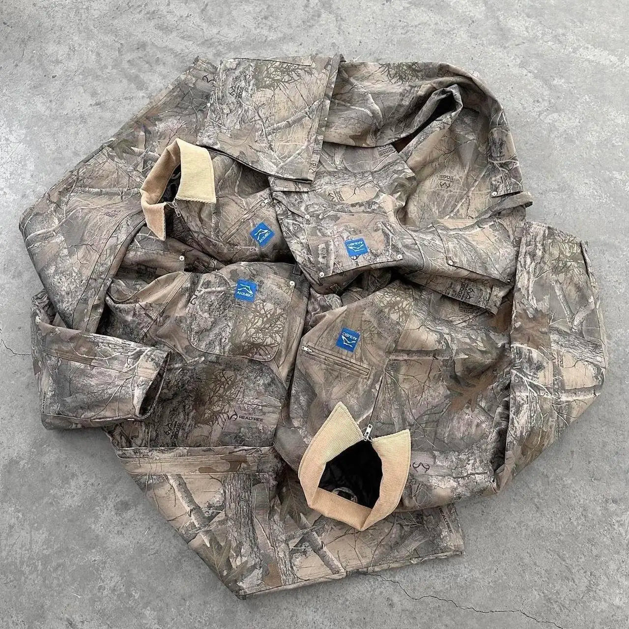 Advbridge Streetwear Retro Camo Jackets Y2K Mens Womens Punk Rock Hip Hop Tactical Camouflage Oversized Jacket V Neck Zipper Jackets Coat Fleece Fabric Down Fabric Feather Fabric Advbridge Streetwear Retro Camo Jackets Y2K Mens Womens Punk Rock Hip Hop Tactical Camouflage Oversized Jacket V Neck Zipper Jackets Coat Fleece Fabric Down Fabric Feather Fabric