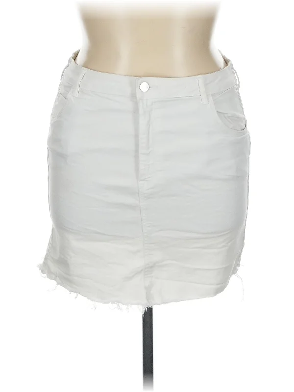 Casual Skirt ribbed skirt waist