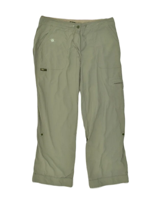 VINTAGE Womens Straight Cargo Trousers UK 14 Large W36 L28 Khaki Trousers Tapered Slim Fit VINTAGE Womens Straight Cargo Trousers UK 14 Large W36 L28 Khaki Trousers Tapered Slim Fit