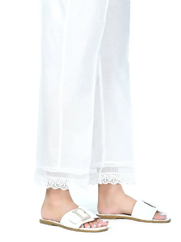 Laced Cambric Trousers Trousers Satin Smooth