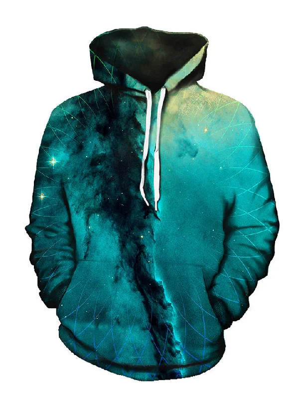 Geometric Cloud Cluster Pullover Hoodie Hoodie with Hem Lace Feminine Delicate