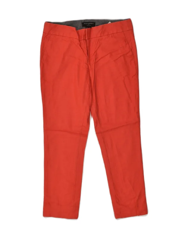 BANANA REPUBLIC Womens Skinny Chino Trousers US 2 XS W36 L24 Red Trousers Lace Delicate BANANA REPUBLIC Womens Skinny Chino Trousers US 2 XS W36 L24 Red Trousers Lace Delicate