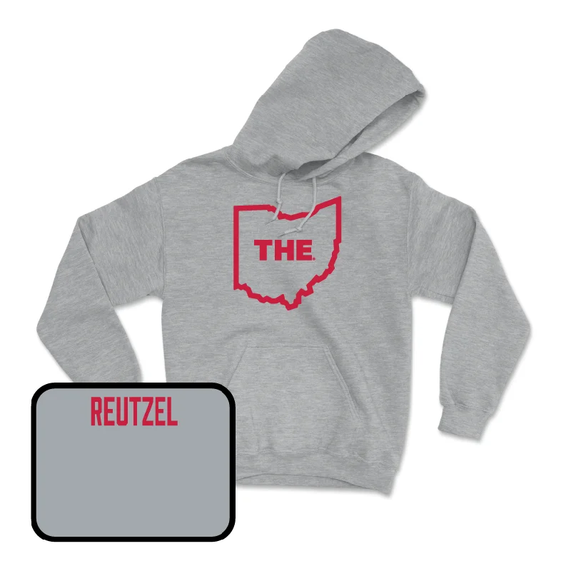 Sport Grey Women's Gymnastics The Hoodie - Karleigh Reutzel Hoodie with Velcro Closure Adjustable Secure Sport Grey Women's Gymnastics The Hoodie - Karleigh Reutzel Hoodie with Velcro Closure Adjustable Secure