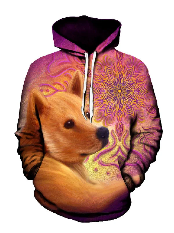 Doge Life Unisex Hoodie Hoodie with Hem Applique Textured Unique