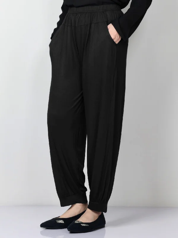 Jersey Trouser - Black Trousers Hiking Durable