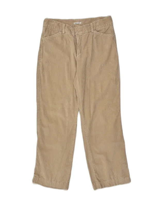 LEE Womens Straight Corduroy Trousers US 8 Medium W32 L30 Beige Cotton Trousers Winter Warm LEE Womens Straight Corduroy Trousers US 8 Medium W32 L30 Beige Cotton Trousers Winter Warm