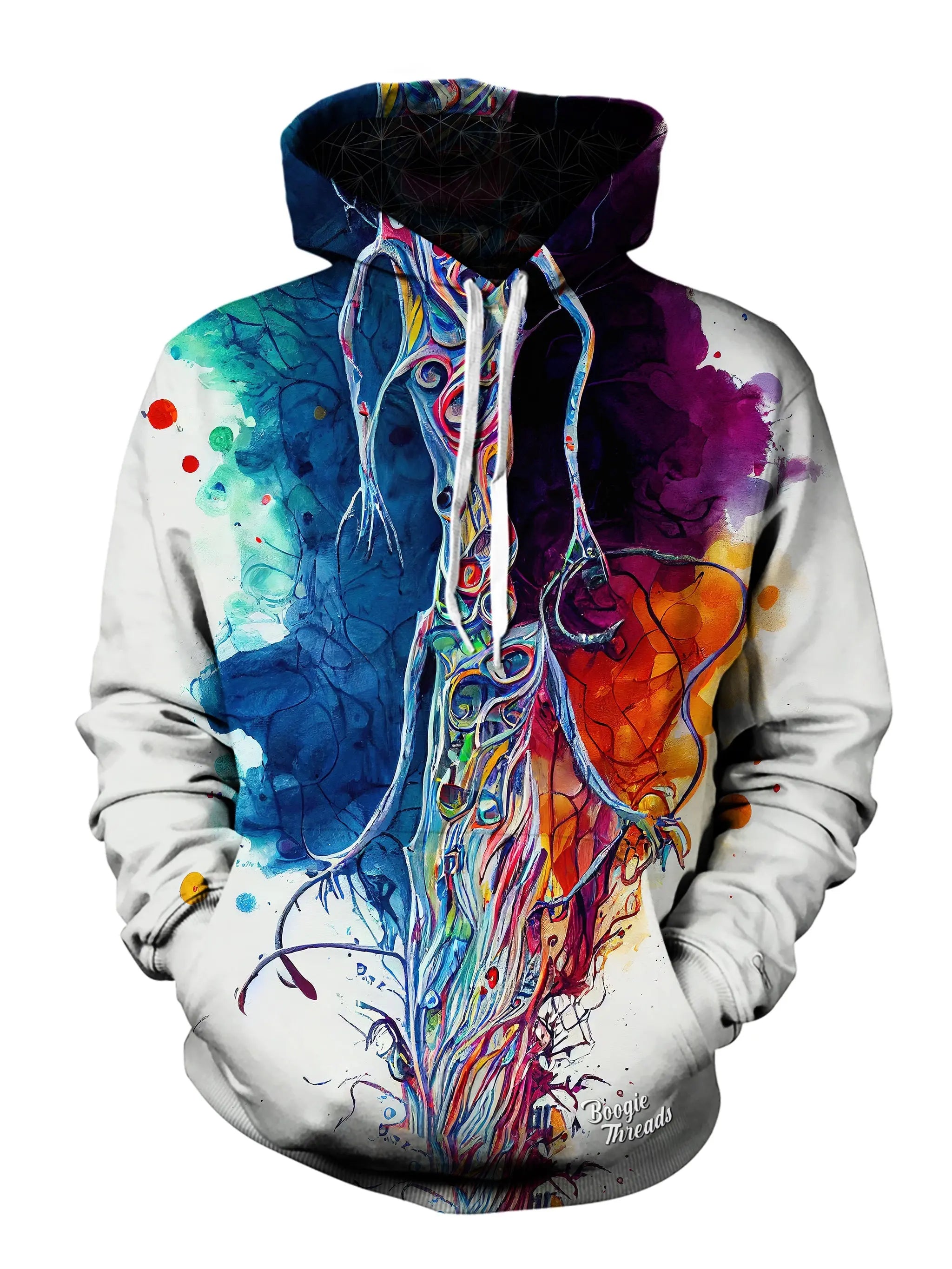 Elated Expansion Unisex Pullover Hoodie Hoodie with Applique Textured Unique