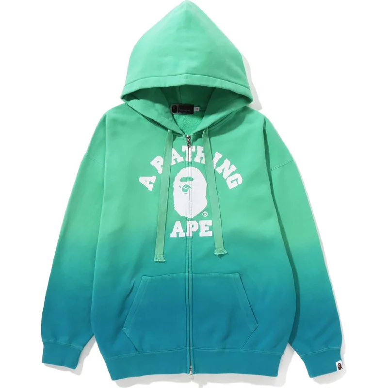 COLLEGE GRADATION OVERSIZED ZIP HOODIE LADIES Hoodie with High-Low Hem Asymmetrical Trendy COLLEGE GRADATION OVERSIZED ZIP HOODIE LADIES Hoodie with High-Low Hem Asymmetrical Trendy
