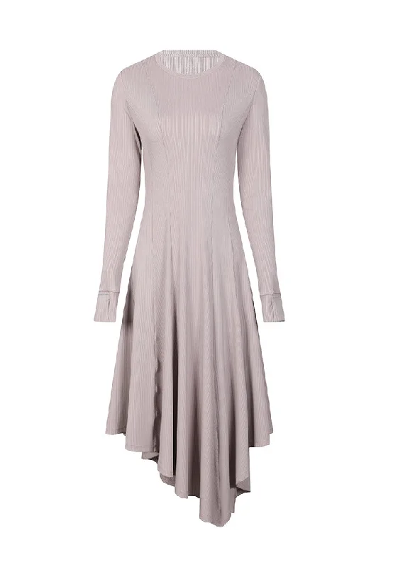 Victory Asymmetrical Panel Dress
