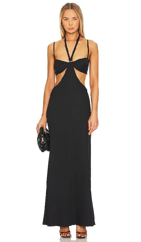 Anna October Adele Dress in Black