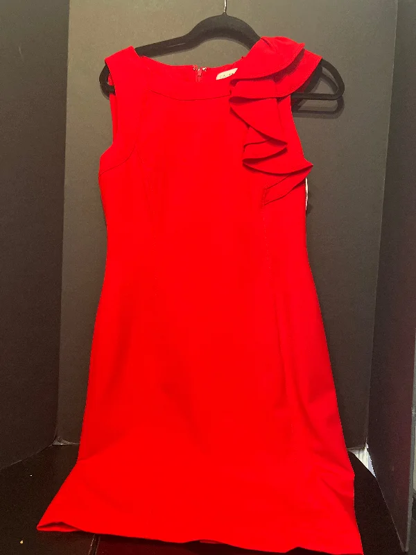 Calvin Klein Ruffle Dress (Size 6)