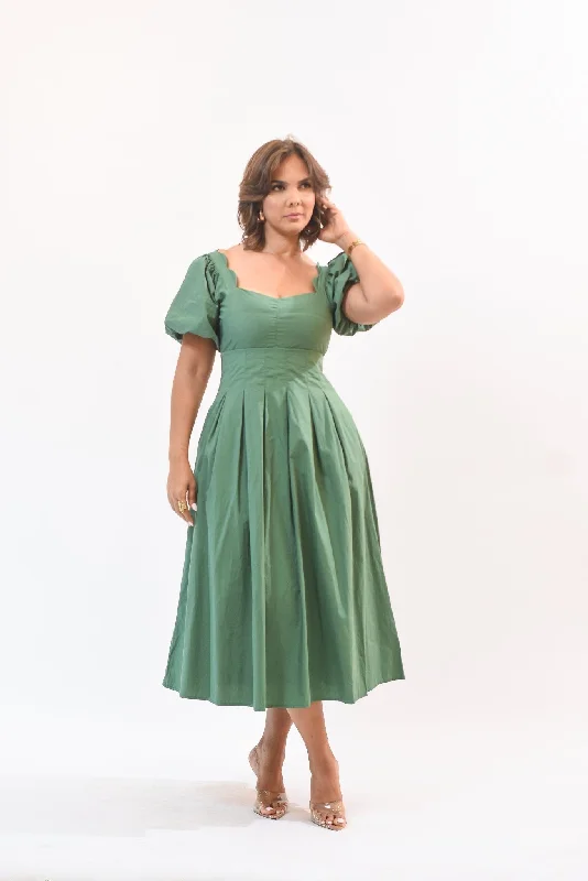 Day Of Life Dress Green