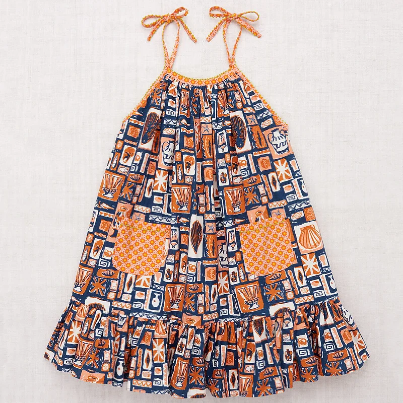 Karina Dress in Marine Blue Colllection by Misha & Puff