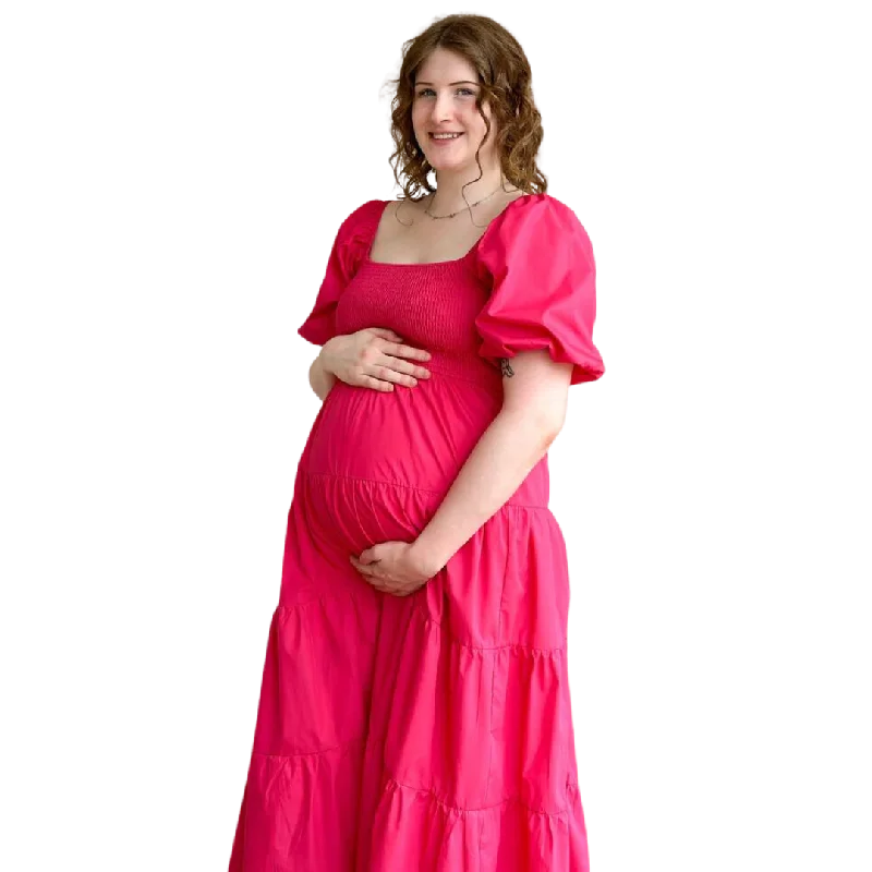 Mary Dress - Fuchsia