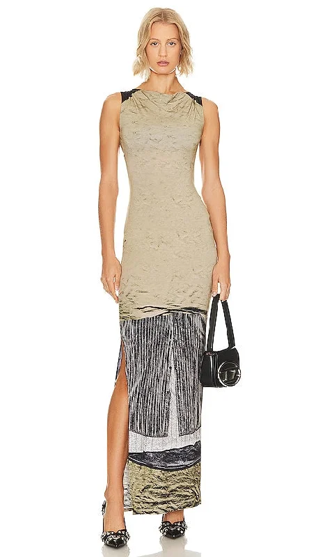 Miaou Selena Dress in Green