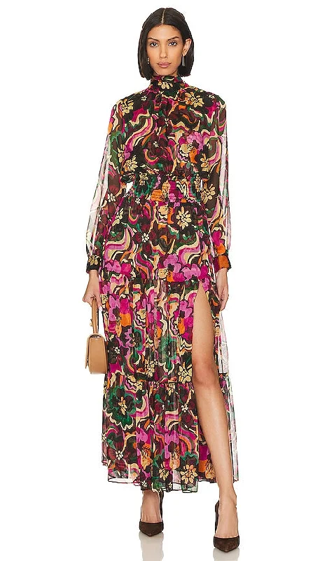MISA Los Angeles Daphne Dress in Multi