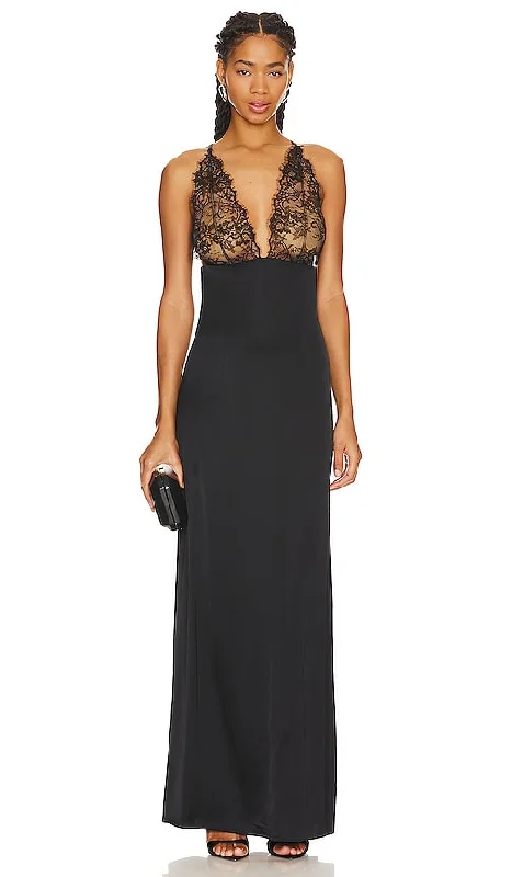 NBD Shayla Gown in Black