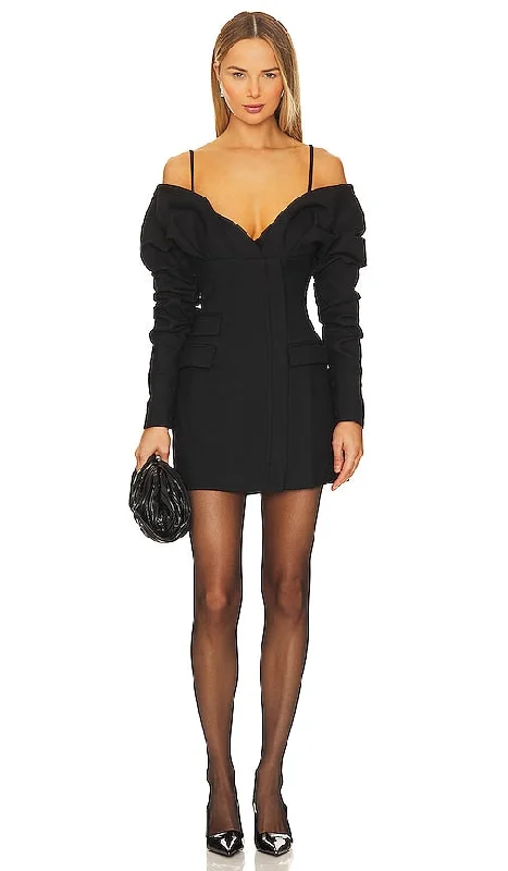 NONchalant Label Evelyn Dress in Black