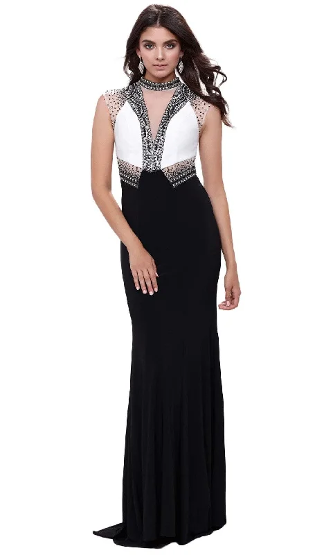 Nox Anabel - Embellished Long Evening Gown 8364SC