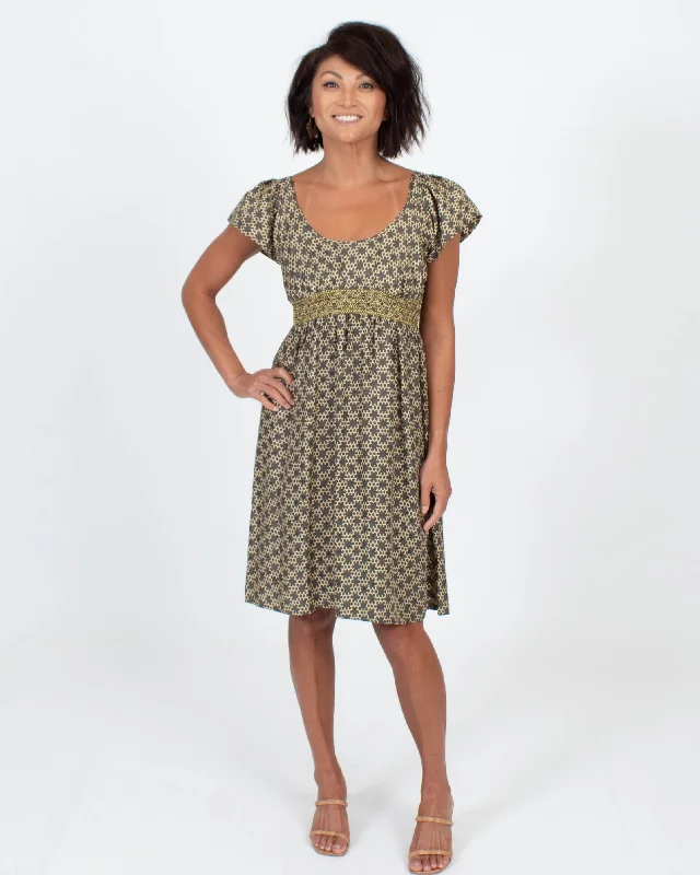 Printed Silk Dress