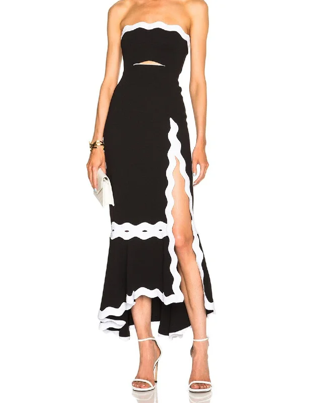Scallop Trim Dress