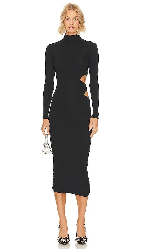 SER.O.YA Chroma Dress in Black