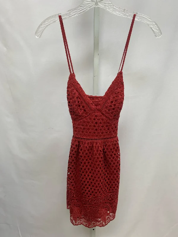 Size Small Rust abercrombie & fitch Junior Dress