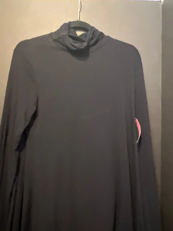 Soft Surroundings Black Turtle Neck Dress (Size Medium)