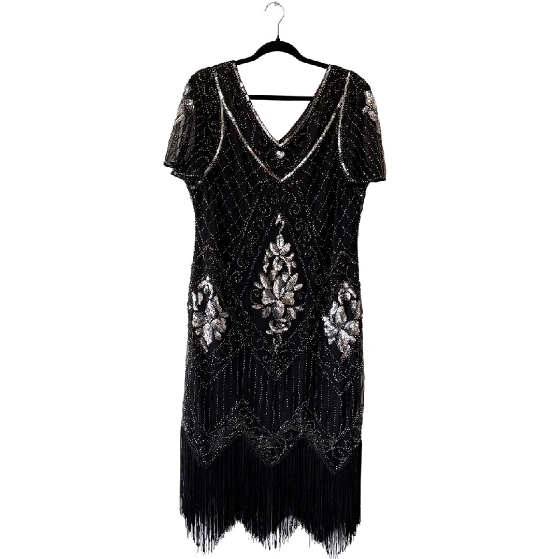 sparkly flapper-style dress - 1x