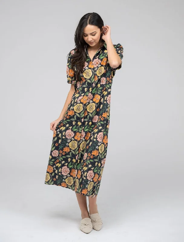The Kris Dress | Black Fall Garden