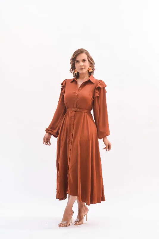The Pretty Little Thing Dress Brick