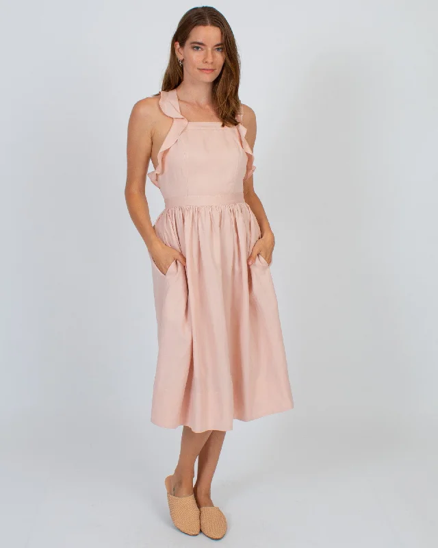 "Willa Ruffle Twill" Dress