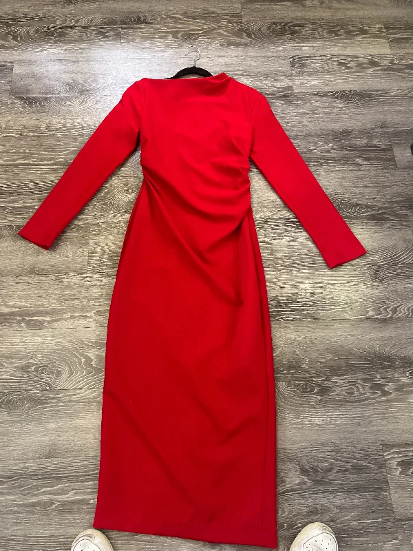 Zara Rouched Dress (Size Small)