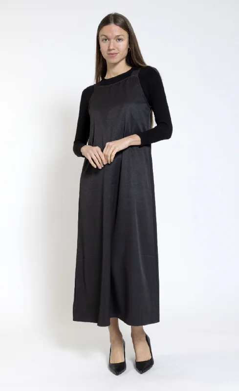 Zoey + Oliver Satin Slip Dress