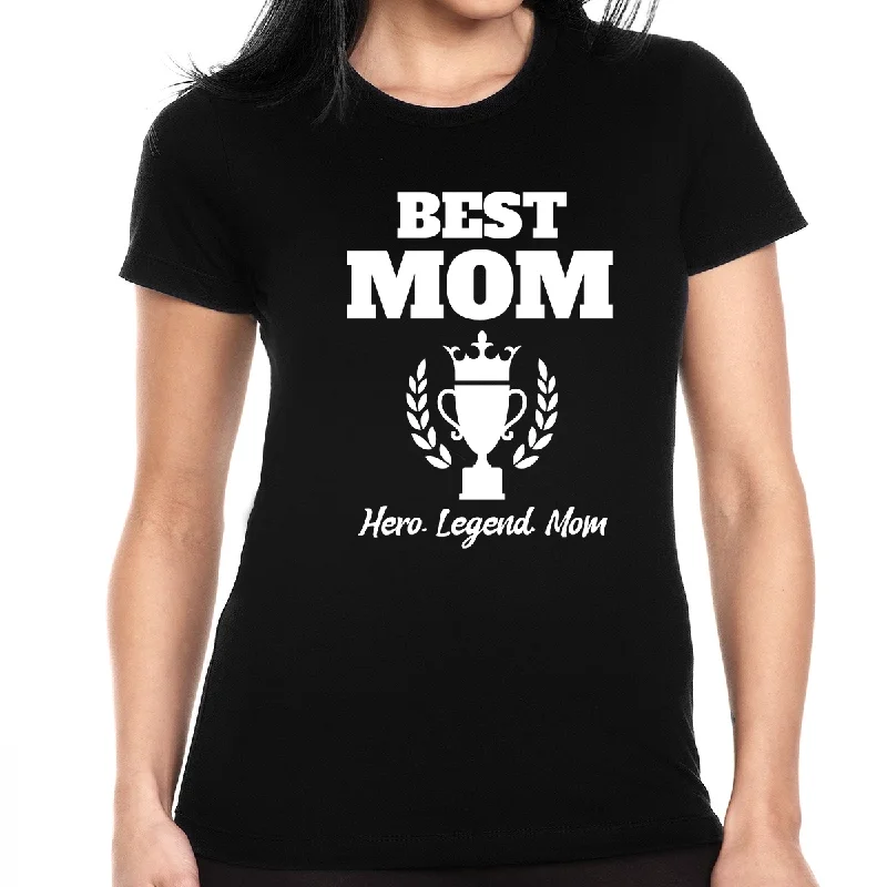 Best Mom Mama Shirt Mothers Day Shirt Mom Life Shirts Mom Shirt Spandex Blend Rayon Blend Denim Blend