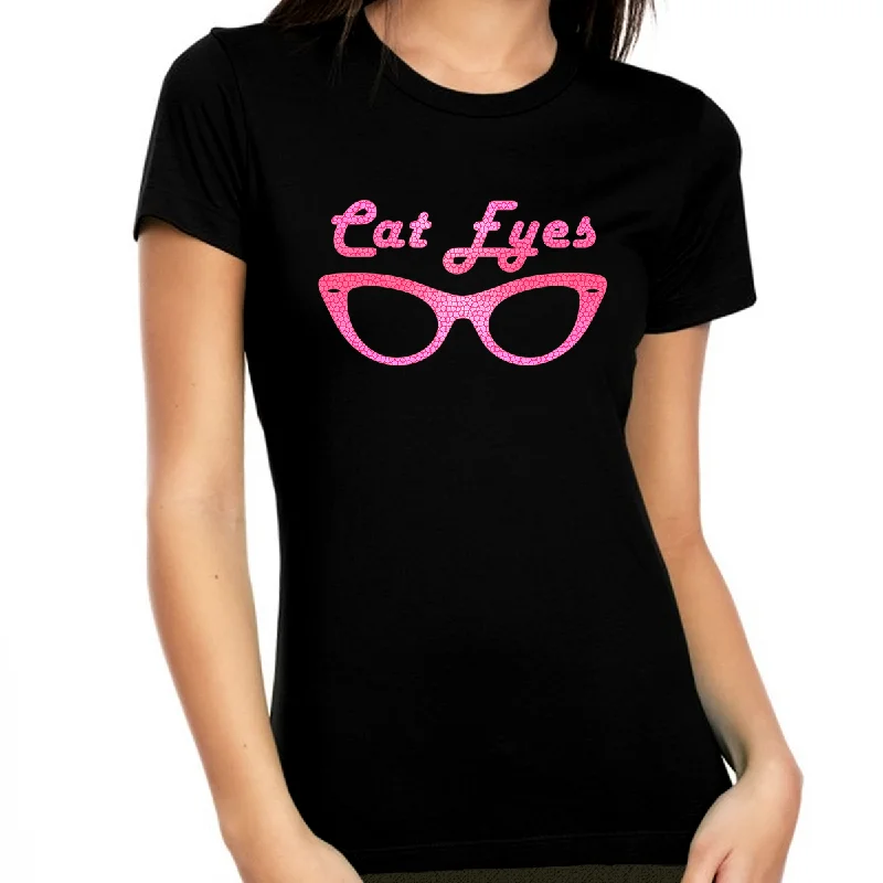 Cat Eye Sunnies Womens Graphic Tees Vintage Cat Eye Sunglasses Cat Sunglasses Shirts Polka Dot Checkered Tartan Cat Eye Sunnies Womens Graphic Tees Vintage Cat Eye Sunglasses Cat Sunglasses Shirts Polka Dot Checkered Tartan